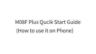 How to use M08F Plus Tattoo Printer on Phone or Tablet