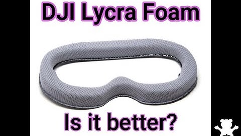 Custom DJI Foam Padding -Does it really solve light leak?