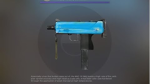 MAC 10 Case Hardened (Blue Gem) Trade Up - I mean Gold Gem xD