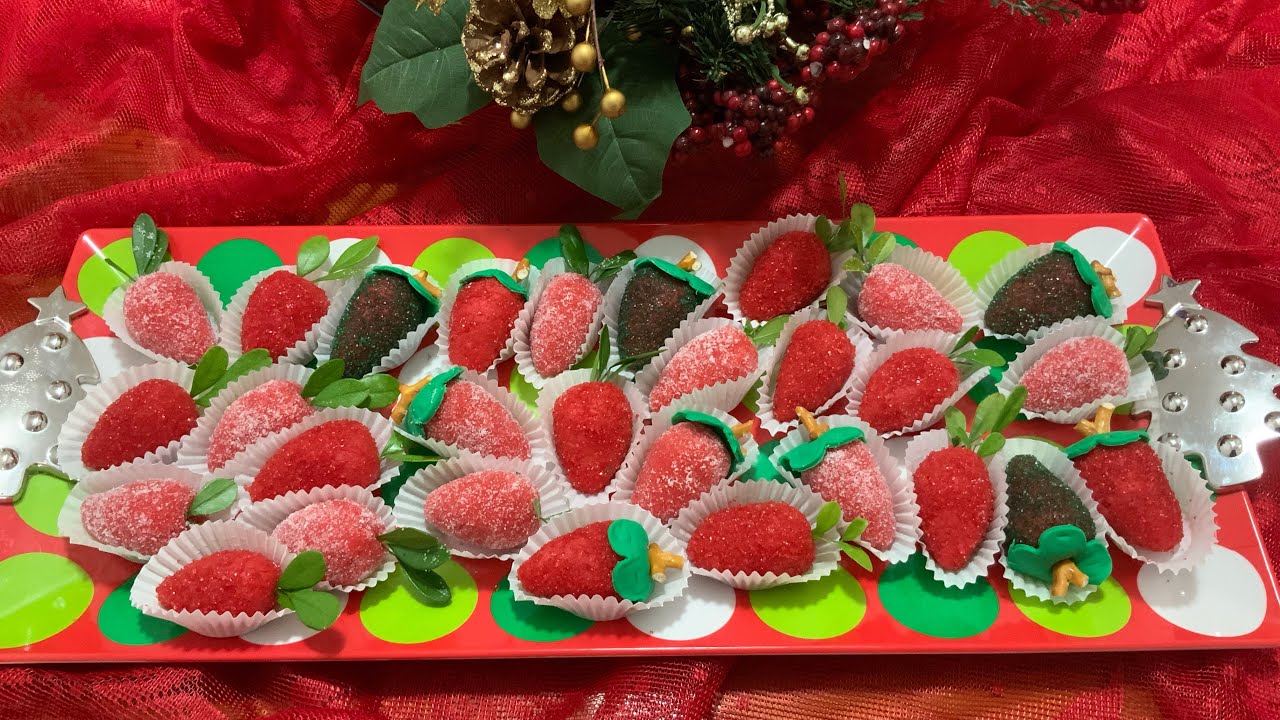 Docinhos de Morango …delicia de Natal