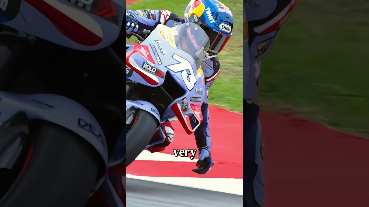Why do MotoGP riders touch the track while going full speed?