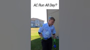 Why Does My AC Run All Day? #shorts