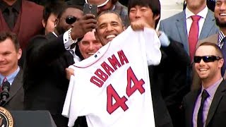 Obama's "Big Papi" Selfie w/David Ortiz