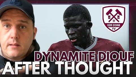 Dynamite Diouf 💥 Grasshopper Zürich 1-3 West Ham United | After Thought 🔥 (Reaction)