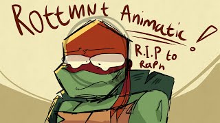 Mona's and raph's  argument. || ROTTMNT ANIMATIC || midnight907