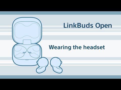 LinkBuds Open How to Wearing the headset