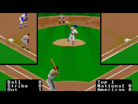 R.B.I. Baseball 3 (Genesis) - CPU vs. CPU Gameplay