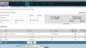 Room by Room Load Calc