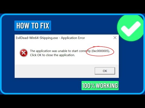 How to Fix "The Application Was Unable to Start Correctly (0xc0000005)" in Windows 11/10/8/7