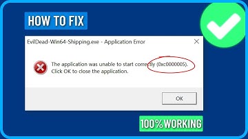 How to Fix "The Application Was Unable to Start Correctly (0xc0000005)" in Windows 11/10/8/7