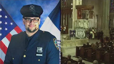 Funeral for hero NYPD cop Wilbert Mora