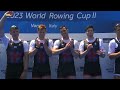 2023 World Rowing Cup II - Men's Four - A-Final