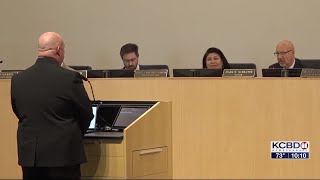 City leaders Lubbock Professional Police Association celebrate first meet and confer agreement