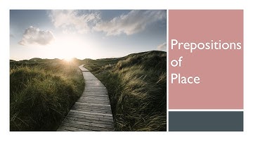 HG 1 Unit 9 Lesson 1 Prepositions