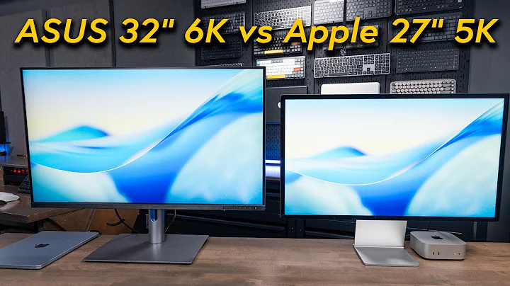 27" Apple Studio Display vs. 32" ASUS 6K ProArt: Which 5K/6K Monitor is Best for Mac