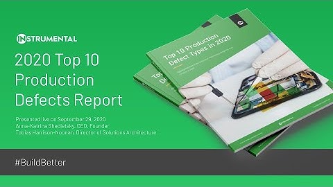 [Webinar] 2020 Top 10 Production Defects