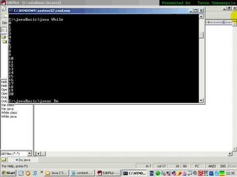 การใช้คำสั่ง Do ในภาษา java