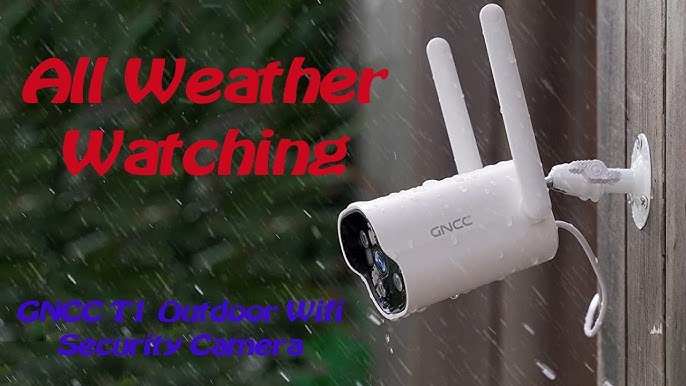 2K Camara Vigilancia WiFi Exterior GNCC Cámara IP Impermeable, Buena  calidad, muy pequeña, la app de 
