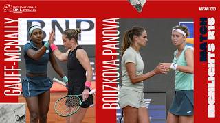 Gauff/McNally vs Bouzkova/Panova | R16 Highlights | Rome 2026