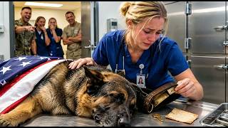 They left the Nurse alone with the dead service k9 to humiliate her. what she found changed her life