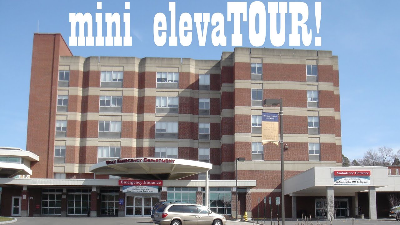 Mini elevaTOUR: Highland Hospital Rochester NY with 6 cool elevators