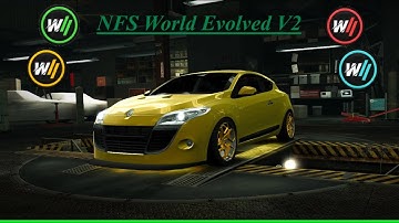 NFS World Evolved V2 daily challenge series (E class, win the race, Megane) Escape from chinatown