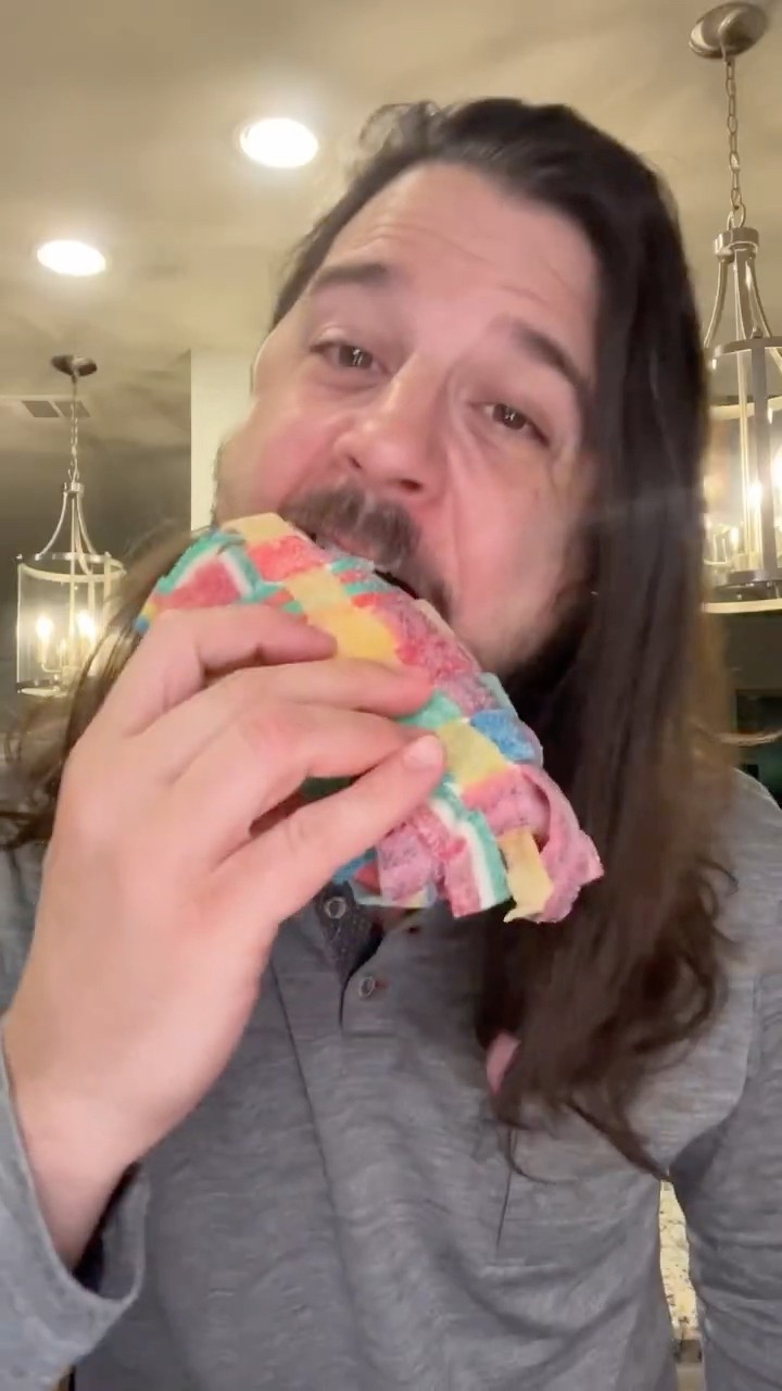 Sour strips burrito #shorts
