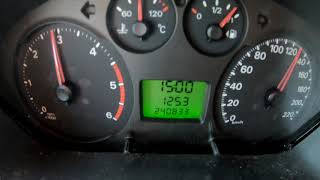 Ford Transit  acceleration  0-165(Speedlimit)