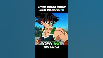 Special Dialogue Between Ultimate Gohan And Bardock Lol 🤯 #crashout #bardock #sparkingzero #dbz