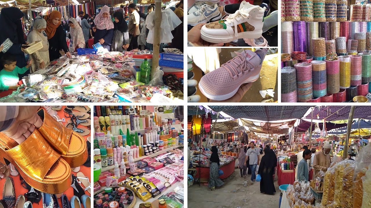 Aladdin Itwar Bazaar Karachi | Heels,Makeup,Shoes & Hand bags | Found Branded Items at Sunday Bazar