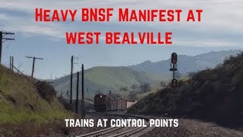 Railroading on the Tehachapi: Heavy BNSF at West Bealeville CPSP 238