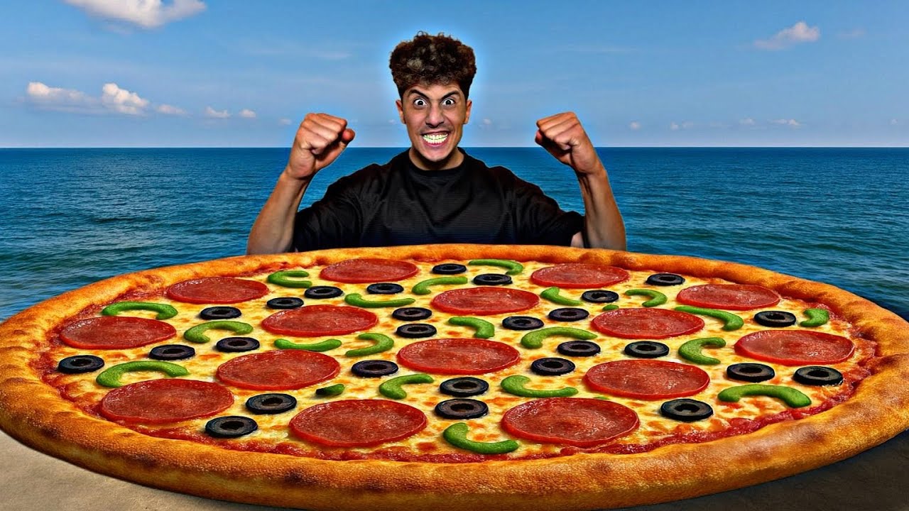 اكبر بيتزا في الوطن العربي 🍕