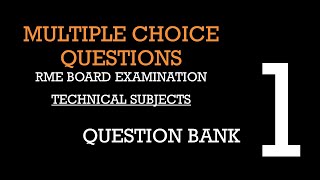 RME MUTIPLE CHOICE QUESTIONS-TECHNICAL SUBJECTS #1 screenshot 5
