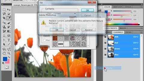 Photoshop CS5 Tutorial Using Patterns Adobe Training Lesson 8.5