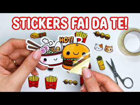 Tutorial - COME CREARE STICKERS PERSONALIZZATI (HANDMADE)