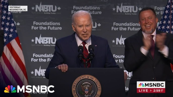 I Shouldn T Have Said That Biden Pokes Fun At Trump S Hair During Event