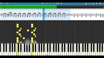 "The Second Coming" Seth Rollins WWE Theme Piano Tutorial - Synthesia