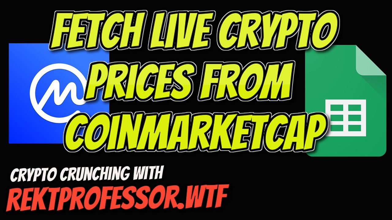 How to fetch Live Price from Coinmarketcap into GOOGLE SHEETS