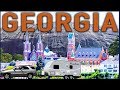 Georgia RoadTrip: Macon and Stone Mountain Park RV Living in a Micro Minnie 1706FB Travel Trailer
