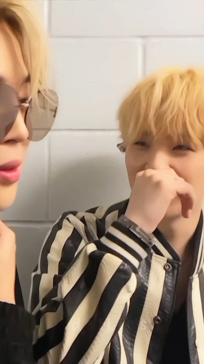Yoongi said not to be nervous, but they looked nervous😌 #yoonmin #bts
