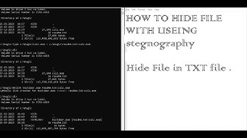 hiding files using NTFS stream | stegnography