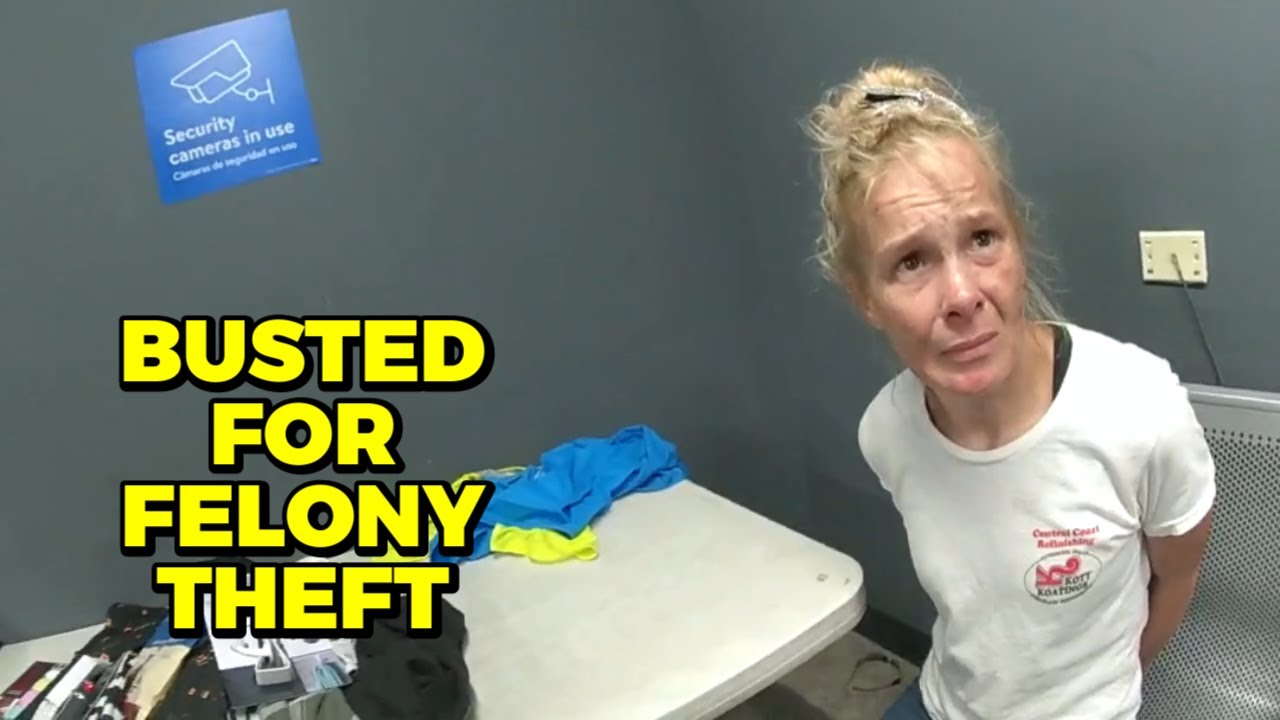 Stealing at Walmart - Melbourne, Florida - September, 19, 2023