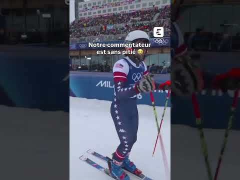😭 Notre commentateur est sans pitié ! #olympics #jeuxolympiques #milanocortina2026