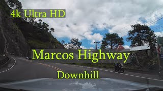 4k Scenic Drive | Baguio City | Philippines | Marcos Highway Downhill