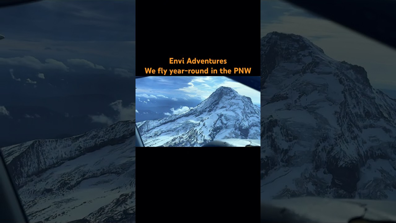 Cr&egrave;me de la Cr&egrave;me of flying in the Pacific Northwest @enviadventures #flying  #flyEnvi #orwx