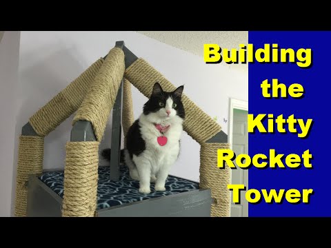 How to build the Kitty Rocket Tower Cat Tree