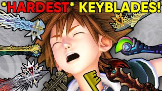 The 10 Most *DIFFICULT* Keyblades To Unlock in Kingdom Hearts!