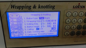 Button wrapping & knotting