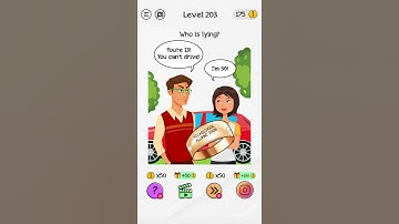 Braindom : Level 203 Walkthrough (Tricky Brain Puzzles)