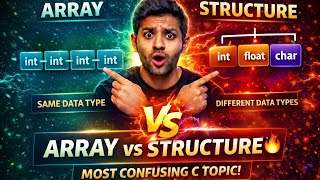 Array vs Structure in C | Difference Between Array and Structure in Hindi | C Programming